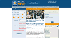 Desktop Screenshot of clickairporttransfer.com